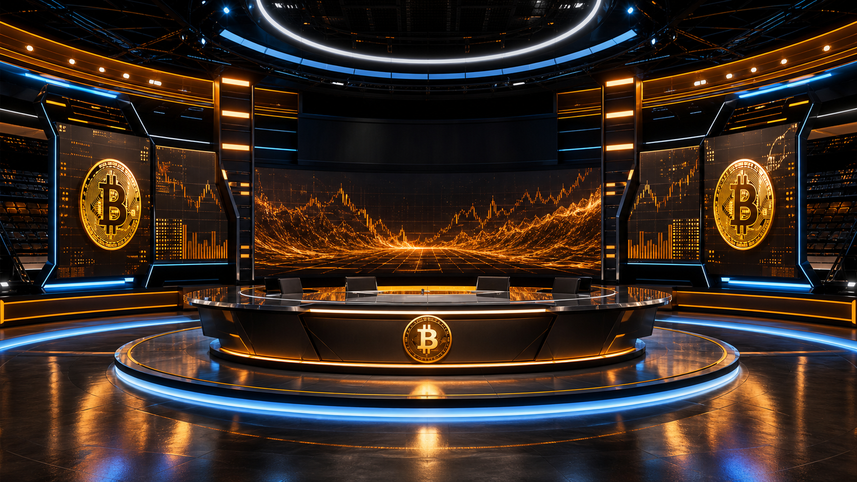 The Big Board broadcast studio